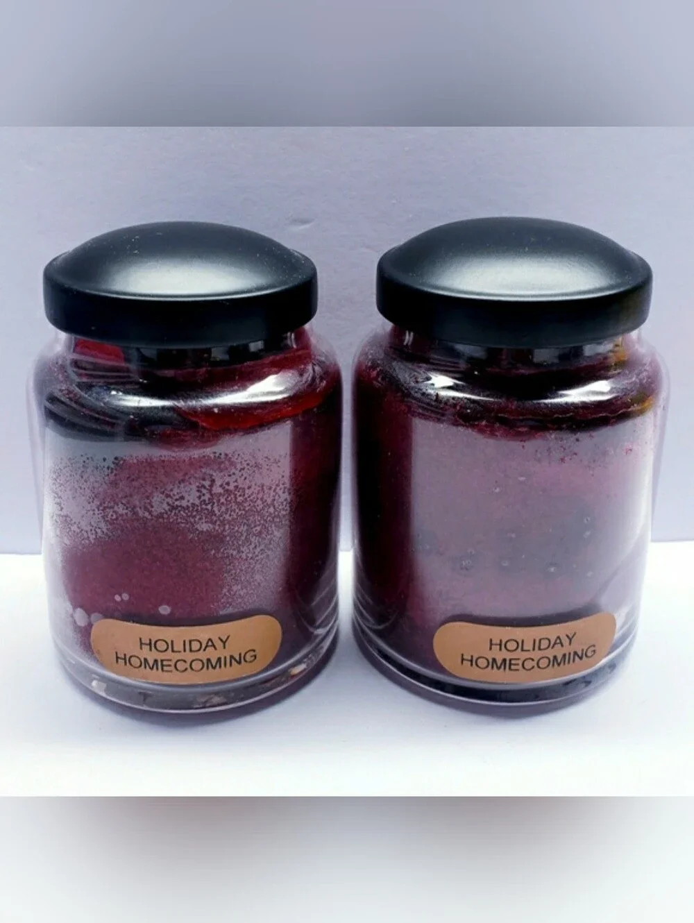 HOLIDAY HOMECOMING -A Cheerful Giver Baby Jar Single Wick Candle, 6 oz (2 Pcs)